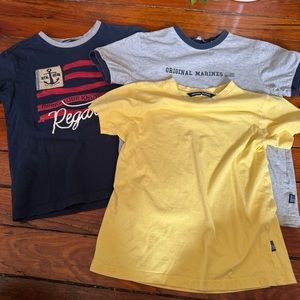 Lot of 3 Original Marines T-Shirts Size 10